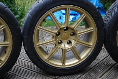 Enkei STI wheels. -zlote.  2.JPG